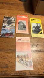 4 folders trein spoorwegen veluwe Goes Rijssen ZLSM, Verzamelen, Ophalen of Verzenden, Zo goed als nieuw, Trein, Overige typen