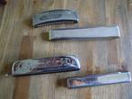 Hohner mondharmonica's 4 stuks, Overige typen, Chromatisch, Ophalen of Verzenden, Zo goed als nieuw