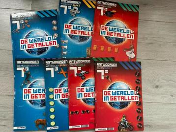 De wereld in getallen antwoordboeken en werkboeken groep 7 beschikbaar voor biedingen