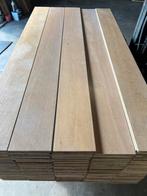 Eiken vloer 51m2 multivloer 19cm breed 1,9cm dik toplaag 4mm, Ophalen, Gebruikt, Onbekend, Vloerdelen of -planken