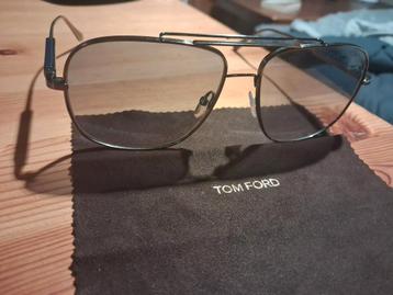 Tom Ford Jude TF669-12 Metallic Blauw Zonnebril beschikbaar voor biedingen