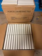 The mosaic factory Vintage White Glossy kit kat tegels 3.5m2, Doe-het-zelf en Verbouw, Tegels, Ophalen, Nieuw, Minder dan 20 cm