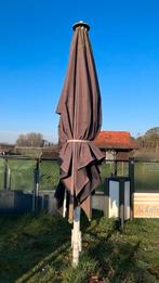 Parasol 4x4 zwart horeca kwaliteit, Ophalen, Gebruikt, Meer dan 4 meter, Stokparasol
