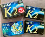 9x NOS FUJI K2 KII 90 60 type II cassettebandjes NIEUW, 2 t/m 25 bandjes, Overige genres, Ophalen of Verzenden, Nieuw in verpakking