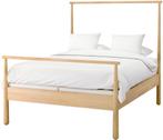 Ikea GJÖRA bed 140x200 + lattenbodems, Huis en Inrichting, Slaapkamer | Bedden, Ophalen, Gebruikt, Beige, Tweepersoons