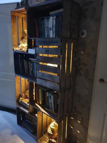 handgemaakte unieke boekenkast  beschikbaar voor biedingen