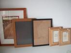 10x Fotolijst met Houten Lijst - 33 x 25 - 32 x 23 - p.stuk, Ophalen of Verzenden, Zo goed als nieuw