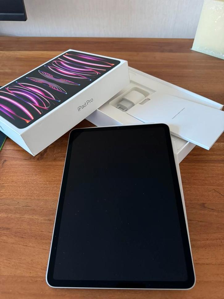 Apple iPad Pro 11” M2 (4th Gen) 128GB Wifi, Computers en Software, Apple iPads, Zo goed als nieuw, Apple iPad Pro, Wi-Fi, 11 inch