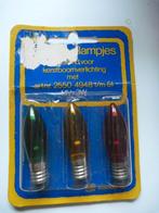 3 Gekleurde SPLENDOR reserve Kerstboomlampjes 14Volt 3 Watt., Diversen, Kerst, Ophalen of Verzenden, Nieuw