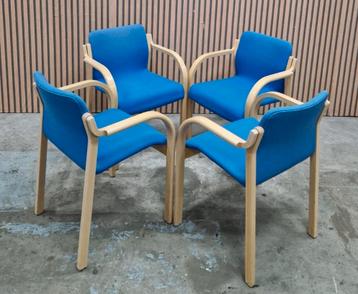 8 x Vintage Deense houten design stoelen Skive Mobelfabrik  beschikbaar voor biedingen