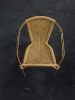 30x bruine terrasstoelen – stevig en weerbestendig, Tuin en Terras, Ophalen, Gebruikt, Aluminium, Stapelbaar