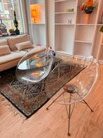 Kartell Eros stoelen (Philip Starck)., Huis en Inrichting, Kunststof, Zo goed als nieuw, Minder dan 50 cm, Rechthoekig