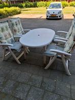 Net Hartman Ambassador tuinstel met kussens, Tuin en Terras, Tuinstoelen, Ophalen, Zo goed als nieuw, Kunststof