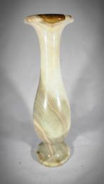 Handgedraaide onyx vaas – 35 cm hoog (5 kg), Ophalen of Verzenden