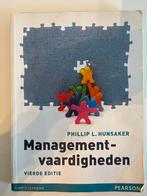 Managementvaardigheden - Hunsaker, Boeken, Ophalen of Verzenden, Zo goed als nieuw, Management