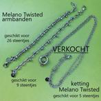 NIEUW: Melano Armbanden+Ringen+Zettingen+Kettingen+Oorbellen, Ophalen of Verzenden, Nieuw, Zilver, Staal