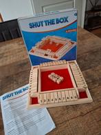 Shut the box  2-4 spelers, Hobby en Vrije tijd, Gezelschapsspellen | Bordspellen, Ophalen of Verzenden, Zo goed als nieuw