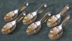 Nr L191: 6 Verzilverde amuselepels, Ophalen of Verzenden