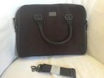 Hugo Boss laptoptas, stof, bruin, met schouderband, Ophalen of Verzenden, Nieuw, Bruin