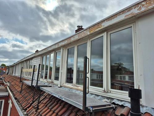 Dakschragen te huur dakkapel steiger, Doe-het-zelf en Verbouw, Steigers, Zo goed als nieuw, Daksteiger, 5 meter of hoger, Ophalen