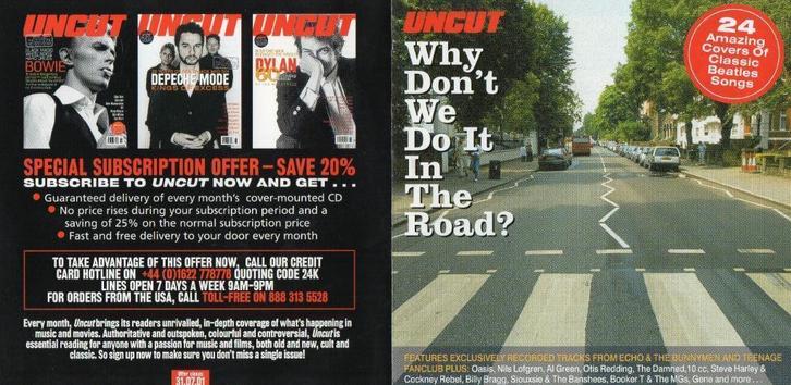 (BEATLES) WHY DO'T WE DO IT IN THE ROAD (UNCUT PROMOTIE CD), Cd's en Dvd's, Cd's | Rock, Zo goed als nieuw, Poprock, Ophalen of Verzenden