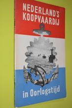 Nederland's Koopvaardij in oorlogstijd- 1945 1e druk-, Boeken, Oorlog en Militair, Ophalen of Verzenden, Algemeen, W.C.A.Quarles