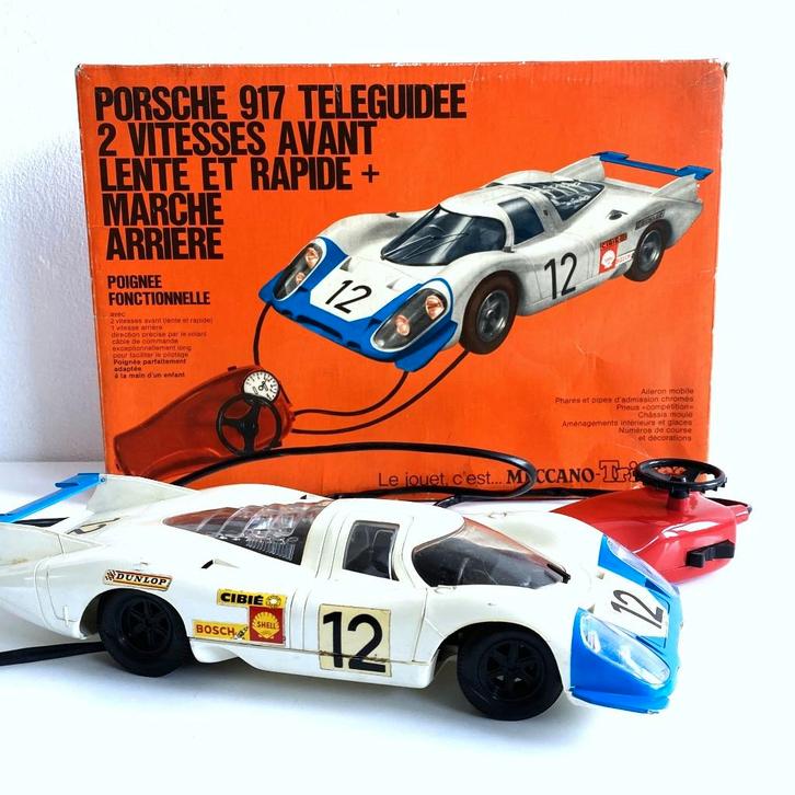 Meccano – Triang Porsche 917, Antiek en Kunst, Antiek | Speelgoed, Ophalen of Verzenden