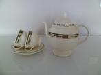Carlton Queen's ware theepot+2 theekoppen.WEDGWOOD, Antiek en Kunst, Ophalen of Verzenden