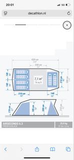 Decathlon Opblaasbare Tent - 6 Persoons, Caravans en Kamperen, Tenten, Ophalen of Verzenden, Nieuw, Tot en met 6