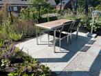 Tuintafel met stoelen Gloster, Ophalen, Gebruikt, Rechthoekig, Teakhout