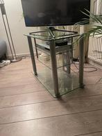 Glazen TV Meubel - 78x46x62 cm, Huis en Inrichting, Kasten | Televisiemeubels, Ophalen, Minder dan 50 cm, Gebruikt, Glas