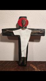 Kruisbeeld keramiek 21 cm., Ophalen of Verzenden