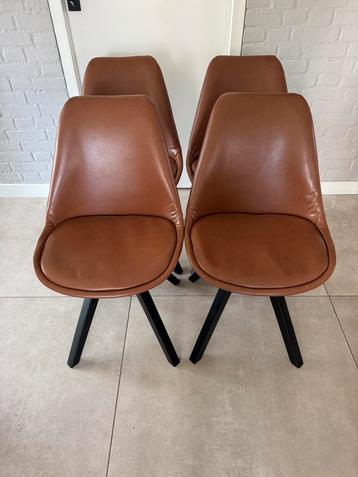 Eetkamer stoelen COGNAC beschikbaar voor biedingen