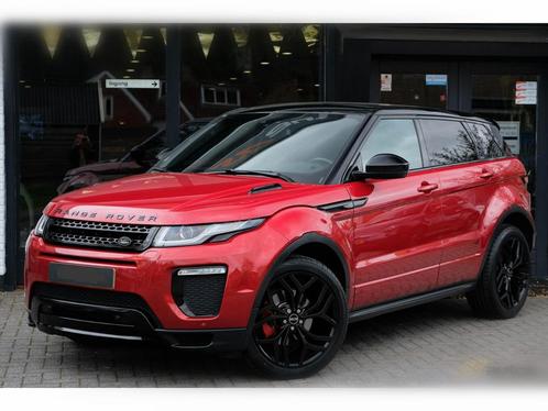 Land Rover Range Rover Evoque 2.0 TD4 4WD AUT 2017 Rood, Auto's, Land Rover, Particulier, 4x4, ABS, Achteruitrijcamera, Adaptieve lichten