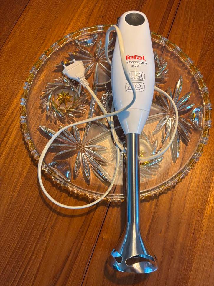 Tefal Turbomix Plus Staafmixer - Zo goed als nieuw!, Witgoed en Apparatuur, Blenders, Zo goed als nieuw, Blender, Ophalen of Verzenden