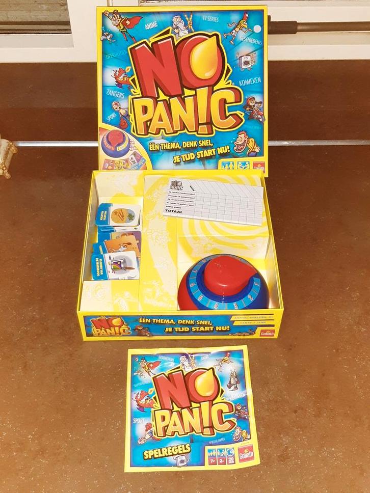 No panic, Hobby en Vrije tijd, Gezelschapsspellen | Overige, Zo goed als nieuw, Ophalen of Verzenden