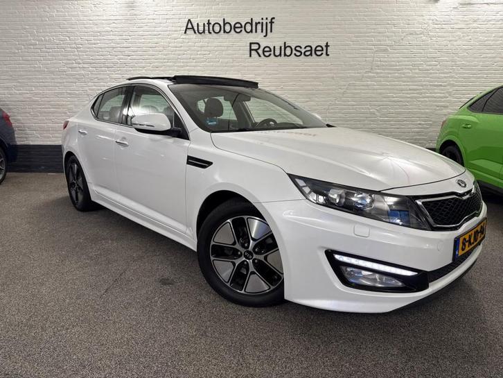 Kia OPTIMA 2.0 CVVT Hybrid Super Pack Nap Panodak Leder Memo, Auto's, Kia, Bedrijf, Optima, ABS, Airbags, Airconditioning, Android Auto