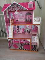 Poppenhuis kidkraft Amelia + inrichting = gedemonteerd, Ophalen, Gebruikt, Poppenhuis