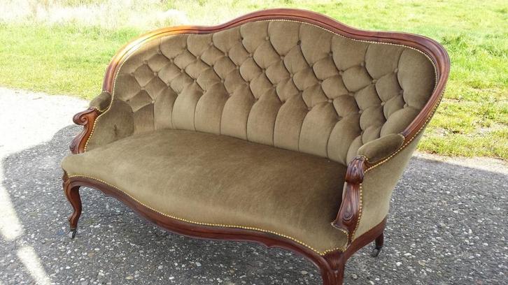 MAHONY BIEDERMEIER bank, Antiek en Kunst, Antiek | Meubels | Stoelen en Banken, Ophalen