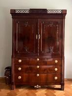 Empire kabinet, wandkast mahonie, Ophalen
