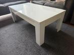 Hoogglans witte salontafel, Ophalen, Gebruikt, 100 tot 150 cm, 50 tot 100 cm