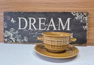 Vintage soepkom, Pruszkow Porcelit Polen 4 beschikbaar  beschikbaar voor biedingen