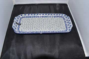 Cakeschaal Blue Fountain Bunzlau Castle servies beschikbaar voor biedingen