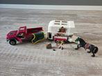 Schleich - Horse Club - Pickup met paardentrailer - 42346, Ophalen of Verzenden, Zo goed als nieuw, Jongen of Meisje
