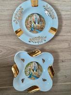 2 x asbak Lourdes Jammet Seignolles Limoges France vintage, Antiek en Kunst, Antiek | Porselein, Ophalen of Verzenden