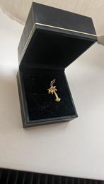 14 karaats Gouden palmboom hanger palmboomhanger, Zo goed als nieuw, 1 bedel, Goud, Ophalen