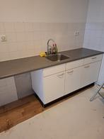 Bruynzeel Keukenblok, Huis en Inrichting, Keuken | Complete keukens, Gebruikt, Wit, Enkelwandige keuken, Ophalen of Verzenden
