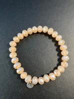 Biba armbandje # beige # crystal, Sieraden, Tassen en Uiterlijk, Armbanden, Ophalen of Verzenden, Zo goed als nieuw, Beige, Overige materialen