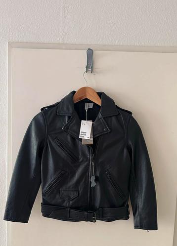 Zwart Leren Jasje H&M Maat 36 (S) - Nieuw beschikbaar voor biedingen