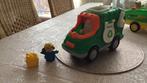 Leuke vuilniswagen van little people , met geluid, Ophalen, Gebruikt, Speelset, Met geluid